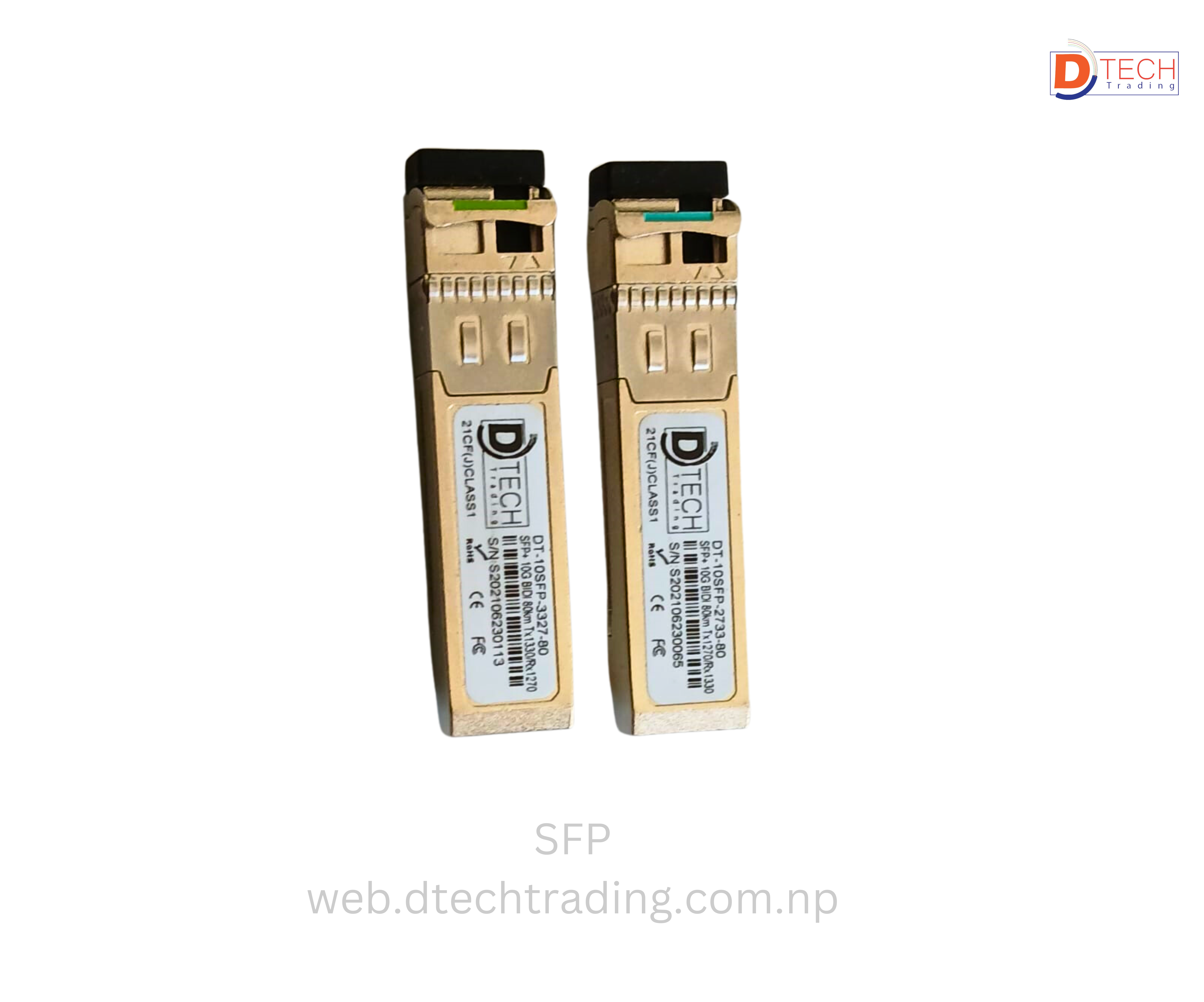 SFP 10G, BIDI TX1330nm/RX1270nm, 80KM, LC DDM